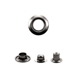QA170+108 Кнопка кольцевой контакт 16 мм, черный никель