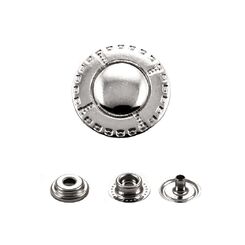 FK0005-11+406 Кнопка кольцевой контакт  20 мм (1шт. из 4 частей) никель