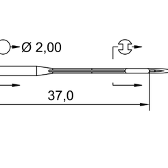 Игла 149x7 SES (1x100)
