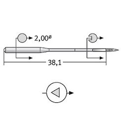 Игла 134-35 SD1 SERV7 (1x100)