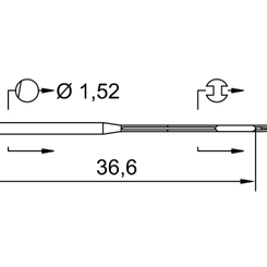 Игла UY 118 GKS (1х100)
