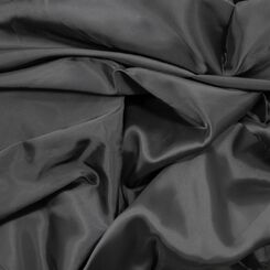 1254 Ткань подкладочная эластичная   шир.150 см, 100%ПЭ, 80 г/м², черная