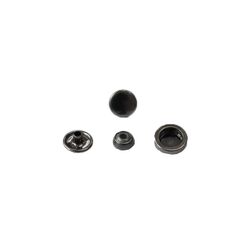 SSB16L+503BZL Кнопка кольцевой контакт  10 мм (1шт. из 4 частей) черный никель