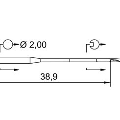 Игла UY 121 GBS (1x100)