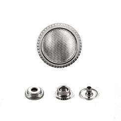 XQX9656K32+405 Кнопка кольцевой контакт  20 мм (1шт. из 4 частей) никель