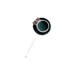 XZ0301 Брошь-игла ШЛЯПКА 70 мм, цвет окрашенный