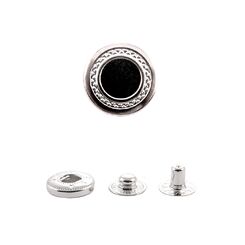 SSQB0011+486 Кнопка пружинный контакт  15 мм (1 место 4 упак. по 1000шт.) никель