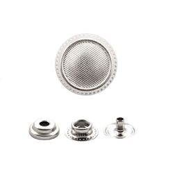 XQX9656K32+405 Кнопка кольцевой контакт  25 мм (1шт. из 4 частей) матовый никель