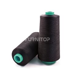 Нитки армированные ЛЛ, Артин № 80Е, 45 текс, ПЭ/ПЭ, 5000 м, черные, Ariadna (Ариадна)