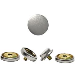 SBNF501+SHFS501 Кнопка двусторонняя кольцевой контакт 15 мм никель
