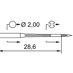 Игла DCx1 SUK (1x100)