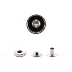 FK0003-11+486  Кнопка пружинный контакт  15 мм (1шт. из 4 частей) эмаль