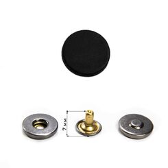 ASB24L+CT015 Кнопка магнитная  15 мм (1шт. из 4 частей) SOFT Touch