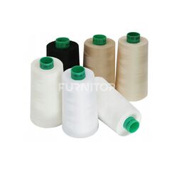 Нитки армированные ЛЛ, Артин № 150, 22 текс, ПЭ/ПЭ, 5000 м, белые, Ariadna (Ариадна)