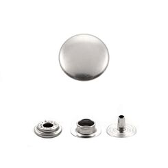 DK901/6 1/2/5В Кнопка кольцевой контакт  15 мм (1шт. из 4 частей) никель