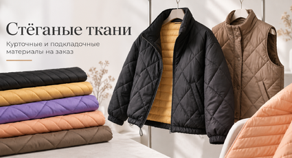 Стёганые ткани для одежды от Furnitop
