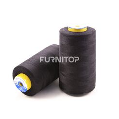 Нитки штапельные Унитекс № 40/2, 30 текс, ПЭ, 5000 м, черные
