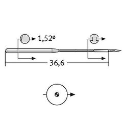 Игла UY 118 GKS SES (1х10)