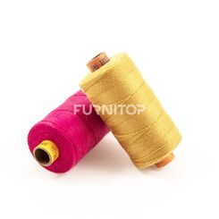 Нитки штапельные Белфил № 30, 105 текс, ПЭ, 300 м, цветные, Amann