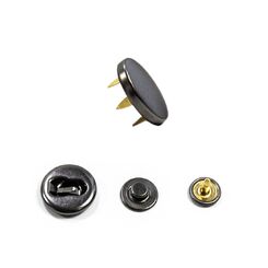 Cedar KGK-170-002 Кнопка крючок 17 мм (1 место 4 упак. по 1000шт.) черная бронза
