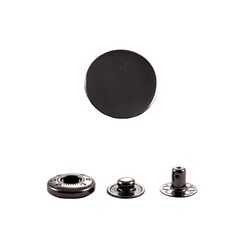 ASB24L+486 Кнопка пружинный контакт 15 мм, черный никель