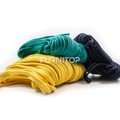 YB005-01-4C6 Шнур хлопоковый,ширина 5 мм, (1х50) цветной