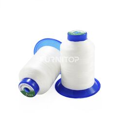 Нитки для кожи, обуви Филтекс № 40-210 D/3, 80 текс, ПЭ, 1200 м, белые