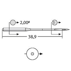 Игла UY 128 GAS KN (1x10)