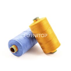 Нитки штапельные Белфил № 80, 42 текс, ПЭ, 1000 м, цветные, Amann