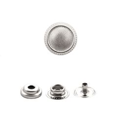 XQX9656K32+406 Кнопка кольцевой контакт  15 мм (1шт. из 4 частей) матовый никель