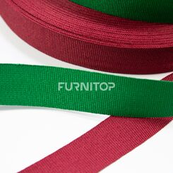 DP025-02-5С3 Тесьма репсовая (1х50), ширина 25 мм, цвет черный