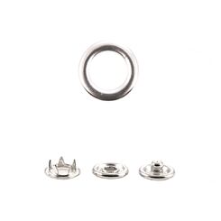 SA15-W15L(DAZ15.003)OPLB Кнопка сорочечная  10 мм (1 место 4 упак. по 1000шт.) никель