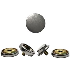 SBNF501+SHFS501 Кнопка двусторонняя кольцевой контакт 15 мм черный никель