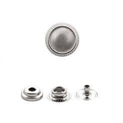 XQX9656K32+406 Кнопка кольцевой контакт  15 мм (1шт. из 4 частей) никель