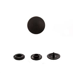 Plancer Кнопка пластмассовая 15 мм, цвет черный 