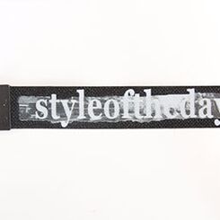 H5883 Украшение пришивное с лого STYLEOFTHEDAY 120х20 мм (1 место 1000шт.) цвет черный 