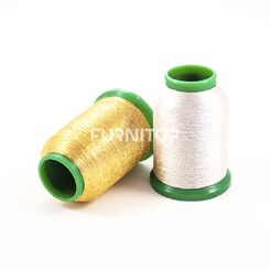 Нитки Изамет 40, 5000 м, серебро, золото