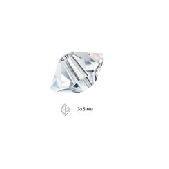 Стразы 451-49-301 МС Bead Spacer crystal  3х5 мм