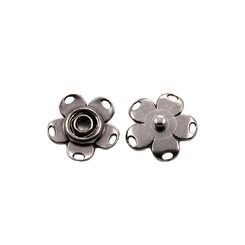 15LHK2192 Кнопка пришивная 20 мм, черный никель