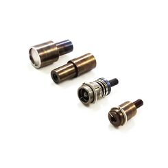 ASB27L+484  Комплект матриц для кнопки пружинный контакт  17 мм (1 место 4 детали)