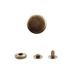 SSB20L+486 Кнопка пружинный контакт 12,5 мм, антик