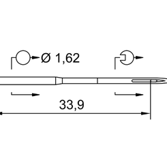 Игла 287 R (1x100)