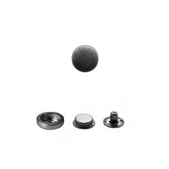 SSQB0080+503 Кнопка кольцевой контакт 12,5 мм (1 место 4 упак. по 1000шт.) матовый черный никель