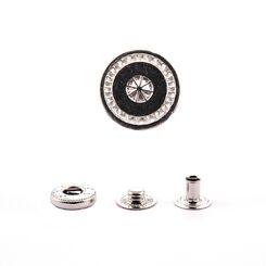 FK0004-11+486 Кнопка пружинный контакт 17 мм, никель